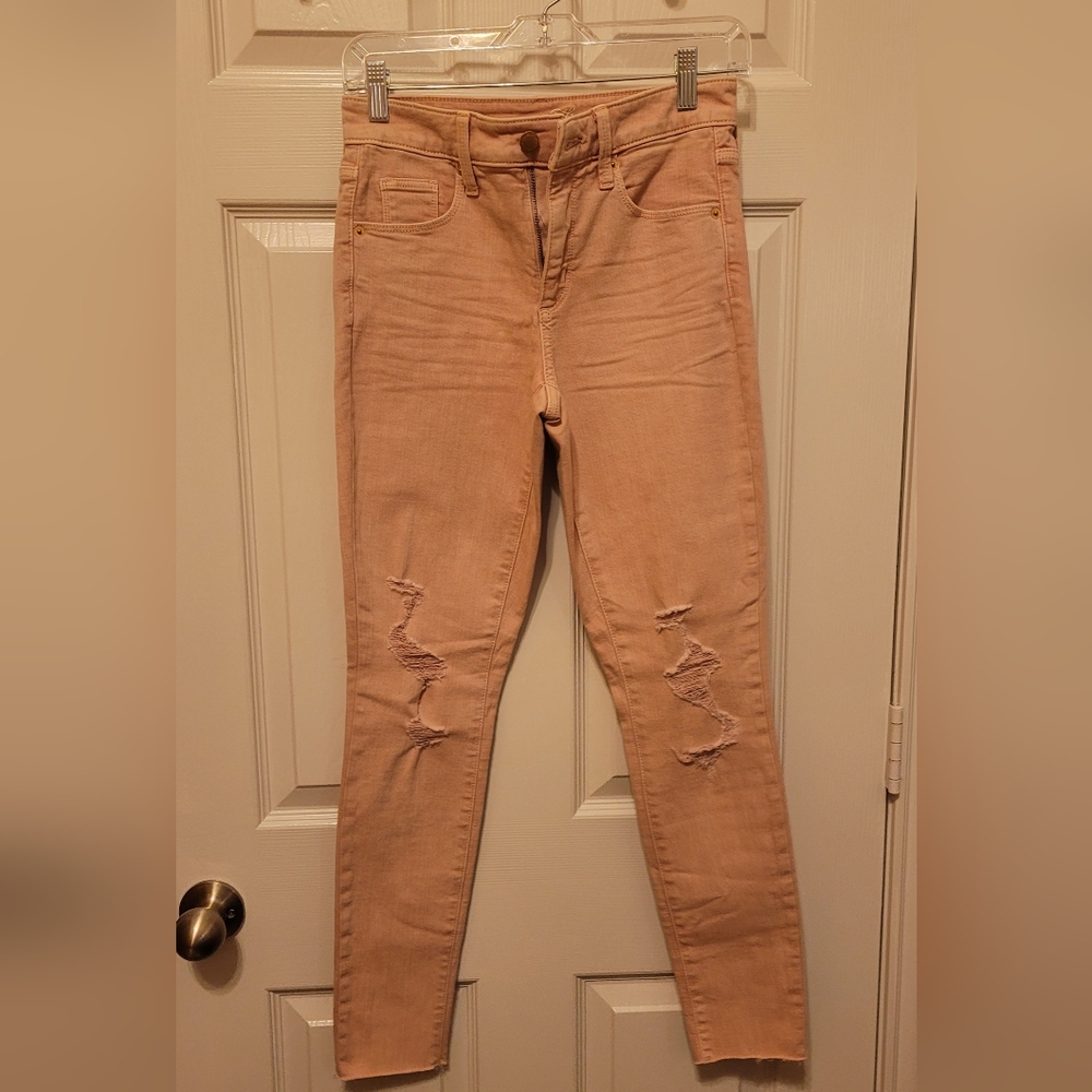 💥Bundle 3 for $25💥 Universal Thread high rise pink distressed skinny jeans
